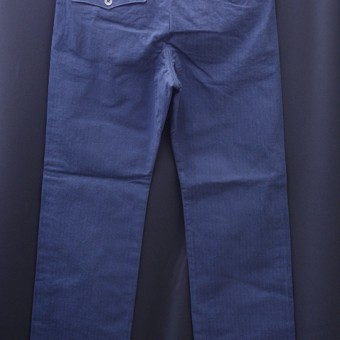 EARLY CHINOS NAVY HERRINGBONE B