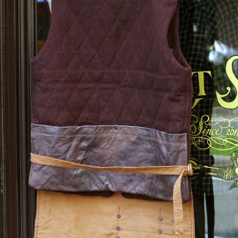 WORK WOOL VEST [with APRON]