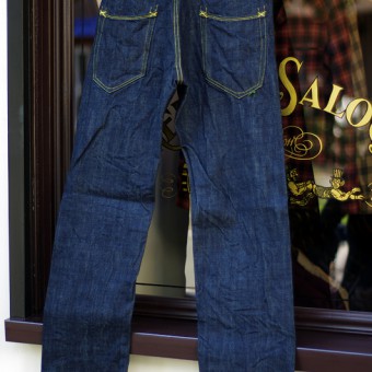 LOOSE STRAIGHT DENIM PANTS [14oz]