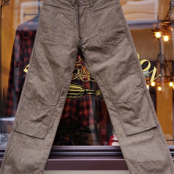 F.B. PATCH PANTS [WOOL COTTON]