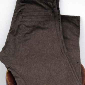 F.B. PATCH PANTS [WOOL COTTON]