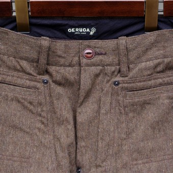 F.B. PATCH PANTS [WOOL COTTON]