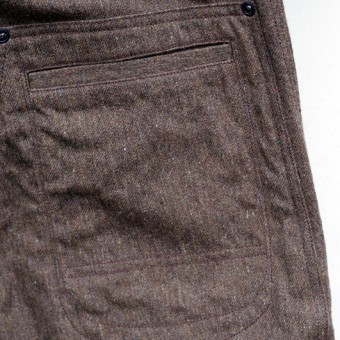 F.B. PATCH PANTS [WOOL COTTON]