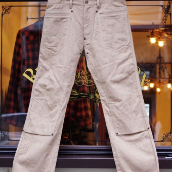 F.B. PATCH PANTS [WOOL COTTON]