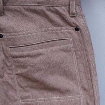 F.B. PATCH PANTS [WOOL COTTON]