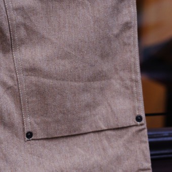 F.B. PATCH PANTS [WOOL COTTON]