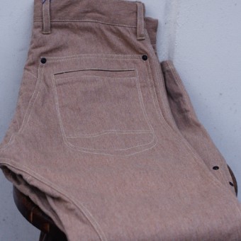 F.B. PATCH PANTS [WOOL COTTON]