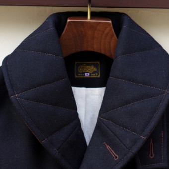 SHAWL COLLAR WOOL COAT