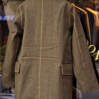 SHAWL COLLAR WOOL COAT