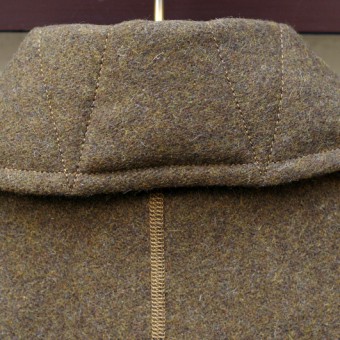 SHAWL COLLAR WOOL COAT