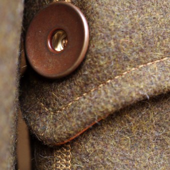 SHAWL COLLAR WOOL COAT