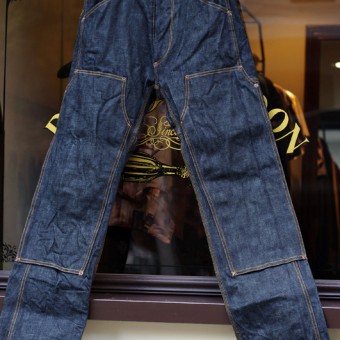 W-FRONT DENIM PANTS