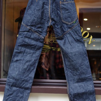 W-FRONT DENIM PANTS