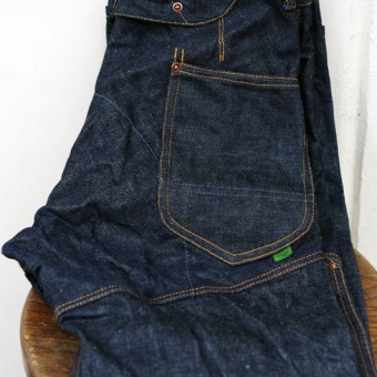 W-FRONT DENIM PANTS