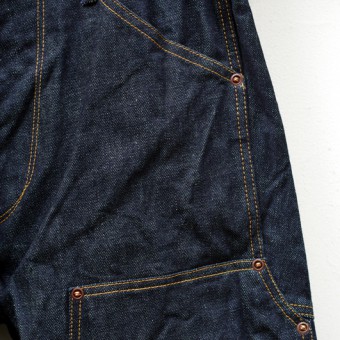 W-FRONT DENIM PANTS