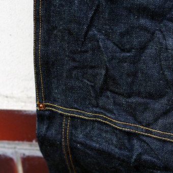 W-FRONT DENIM PANTS