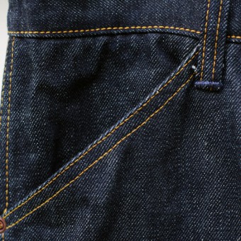 W-FRONT DENIM PANTS