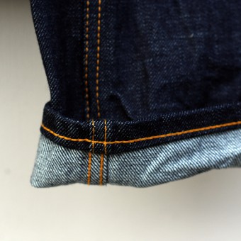 W-FRONT DENIM PANTS