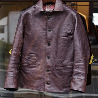 LEATHER SPORTS COAT