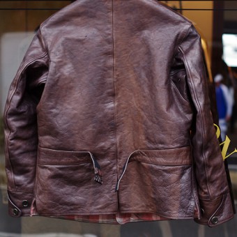 LEATHER SPORTS COAT