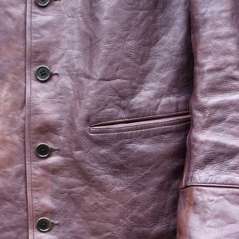 LEATHER SPORTS COAT