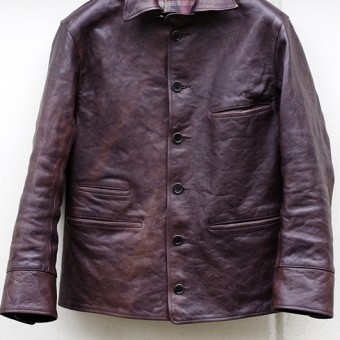 LEATHER SPORTS COAT