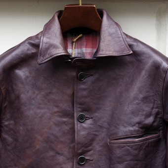 LEATHER SPORTS COAT