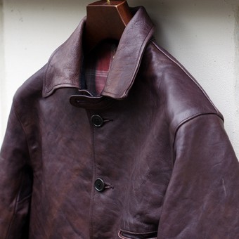 LEATHER SPORTS COAT