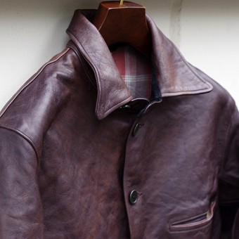 LEATHER SPORTS COAT