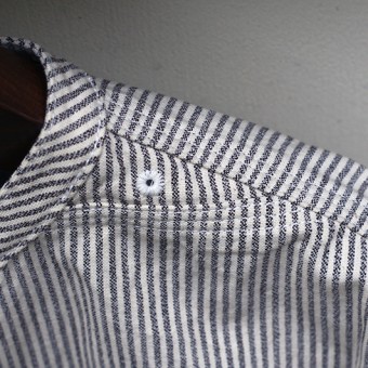 NO COLLAR SHIRTS [GRANDRELLE STRIPE]