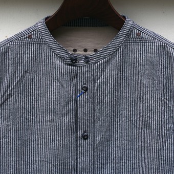 NO COLLAR SHIRTS [GRANDRELLE STRIPE]