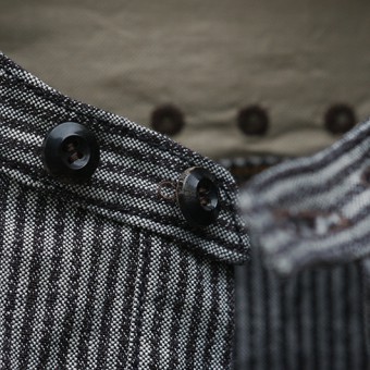 NO COLLAR SHIRTS [GRANDRELLE STRIPE]