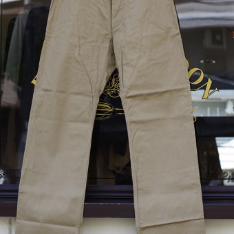 WORK TROUSERS [SELVEGE CHINO]