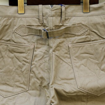 WORK TROUSERS [SELVEGE CHINO]