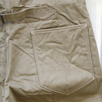 WORK TROUSERS [SELVEGE CHINO]