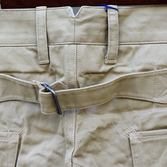 WORK TROUSERS [SELVEGE CHINO]