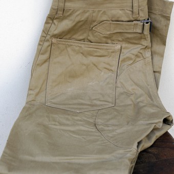 WORK TROUSERS [SELVEGE CHINO]