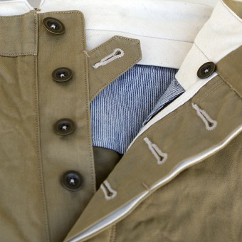 WORK TROUSERS [SELVEGE CHINO]