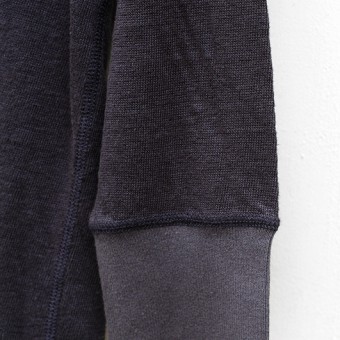 HENLY-NECK 2/3 SLEEVE CUT-SEWN [EUROPA LINEN]