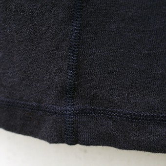 HENLY-NECK 2/3 SLEEVE CUT-SEWN [EUROPA LINEN]