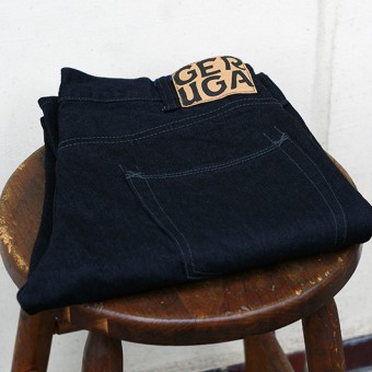 LOOSE STRAIGHT DENIM PANTS [14oz]