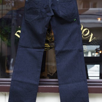 LOOSE STRAIGHT DENIM PANTS [14oz]