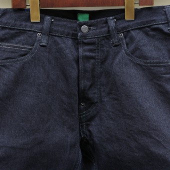 LOOSE STRAIGHT DENIM PANTS [14oz]