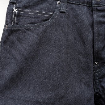 LOOSE STRAIGHT DENIM PANTS [14oz]