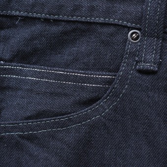 LOOSE STRAIGHT DENIM PANTS [14oz]