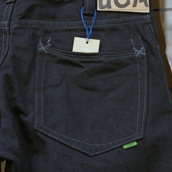 STRAIGHT DENIM PANTS [14oz]