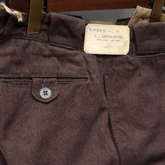 EARLY KHAKI TROUSERS