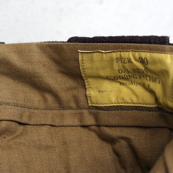 EARLY KHAKI TROUSERS