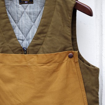 WORK VEST with APRON [MILITARY CORD]