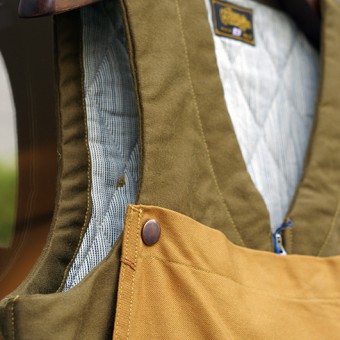 WORK VEST with APRON [MILITARY CORD]